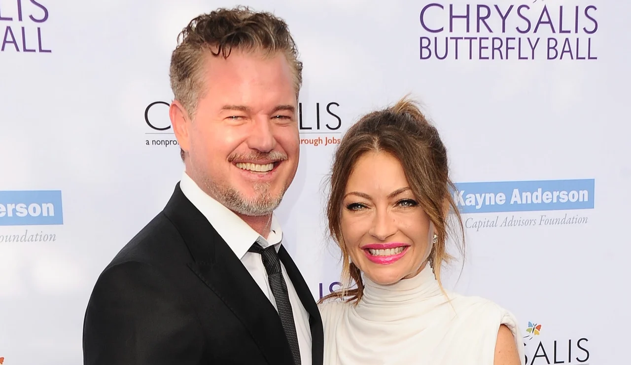 Eric Dane con su exmujer Rebecca Gayheart en 2017