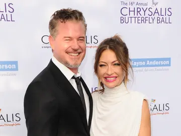 Eric Dane con su exmujer Rebecca Gayheart en 2017 Eric Dane con su exmujer Rebecca Gayheart en 2017