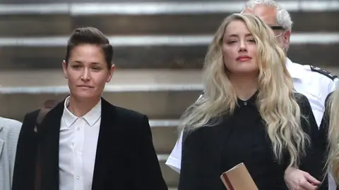 Amber Heard y su expareja Bianca Butti Amber Heard y su expareja Bianca Butti