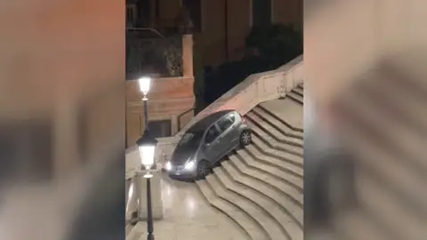 Coche escalinata Roma Coche escalinata Roma