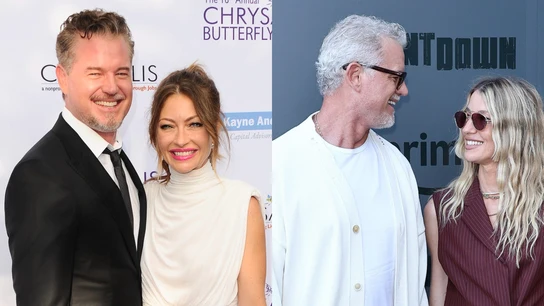 Eric Dane y su exmujer Rebecca Gayheart y su novia Janell Shirtcliff Eric Dane y su exmujer Rebecca Gayheart y su novia Janell Shirtcliff