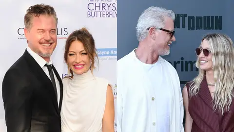 Eric Dane y su exmujer Rebecca Gayheart y su novia Janell Shirtcliff Eric Dane y su exmujer Rebecca Gayheart y su novia Janell Shirtcliff