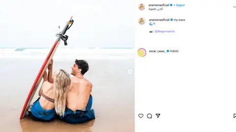 Imágenes compartidas de Ana Mena junto a su pareja, el actor Óscar Casas Imágenes compartidas de Ana Mena junto a su pareja, el actor Óscar Casas