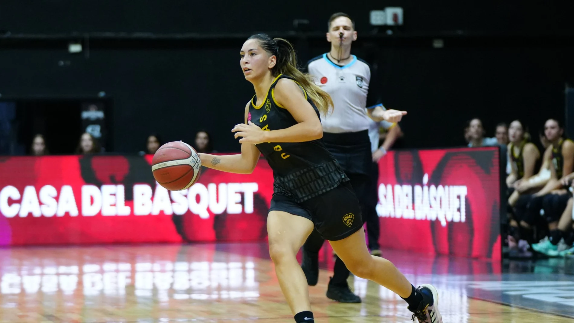 Wanda López, jugadora de Obras Basket Wanda López, jugadora de Obras Basket