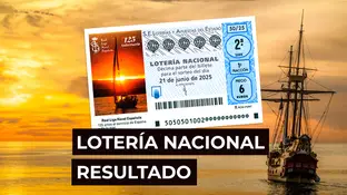Lotería Nacional hoy sábado 21 de junio: Comprobar décimo del sorteo, en directo Lotería Nacional hoy sábado 21 de junio: Comprobar décimo del sorteo, en directo