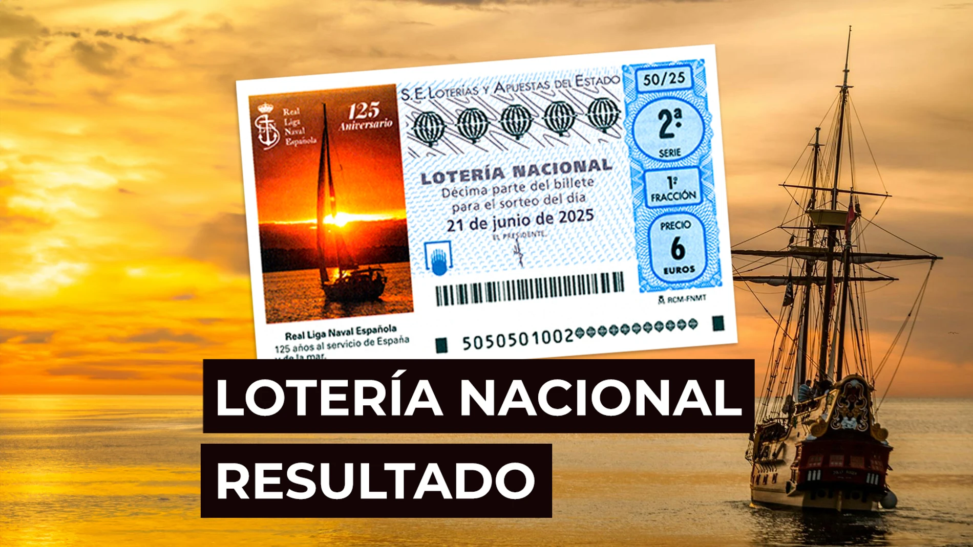 Lotería Nacional hoy sábado 21 de junio: Comprobar décimo del sorteo, en directo Lotería Nacional hoy sábado 21 de junio: Comprobar décimo del sorteo, en directo