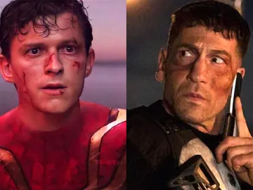 Tom Holland como SpiderMan y Jon Bernthal como The Punisher Tom Holland como SpiderMan y Jon Bernthal como The Punisher