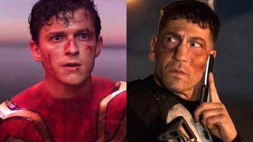 Tom Holland como SpiderMan y Jon Bernthal como The Punisher