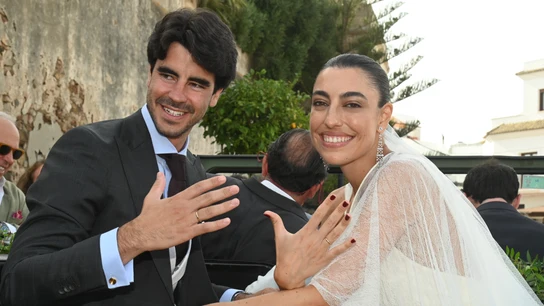Vicente Benítez y Claudia Jiménez tras su boda Vicente Benítez y Claudia Jiménez tras su boda