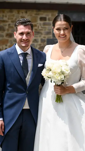Chema Esteban y Lorena Elorriaga en su boda Chema Esteban y Lorena Elorriaga en su boda