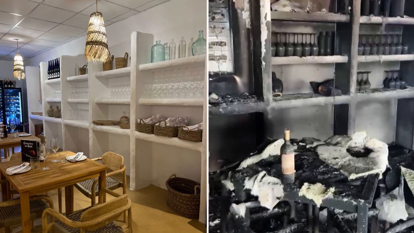 Incendian un restaurante en Ibiza