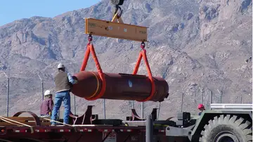 Imagen del Massive Ordnance Penetrator (MOP) GBU-57A/B. Imagen del Massive Ordnance Penetrator (MOP) GBU-57A/B.
