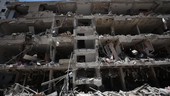 Un misil iraní ataca Tel Aviv. Un misil iraní ataca Tel Aviv.