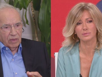 Alfonso Guerra con Susanna Griso.