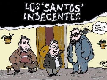 El trío del caso Koldo, en la viñeta gráfica de Alfredo Boto