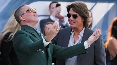 Tom Cruise y Brad Pitt Tom Cruise y Brad Pitt