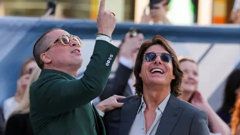 Tom Cruise y Brad Pitt Tom Cruise y Brad Pitt