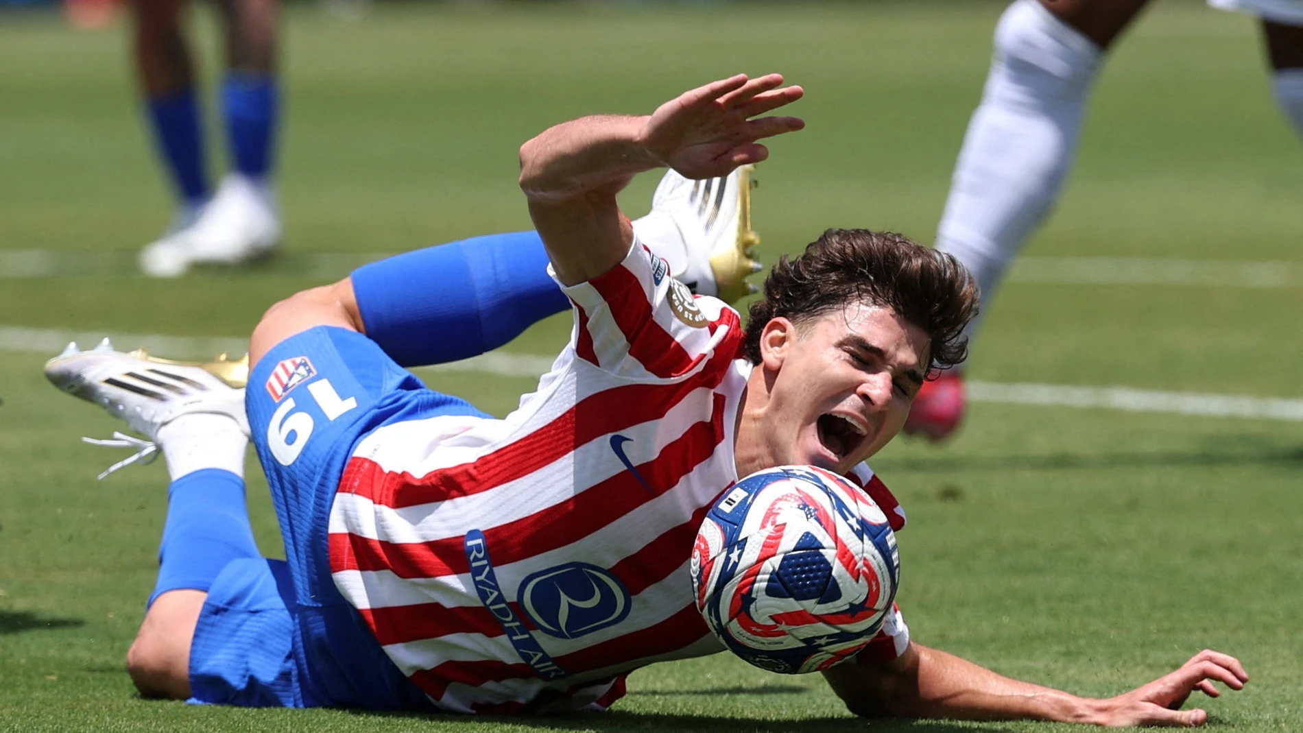 Julián Álvarez en el duelo ante Botafogo Julián Álvarez en el duelo ante Botafogo