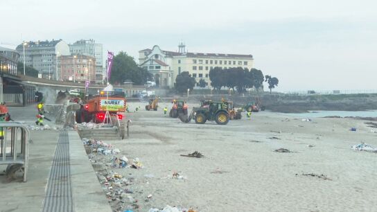 La noche meiga de San Juan en A Coru&ntilde;a termina tranquila