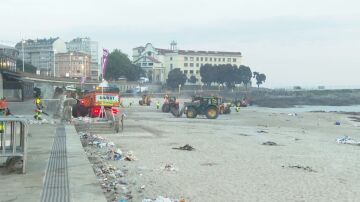 La noche meiga de San Juan en A Coruña termina tranquila