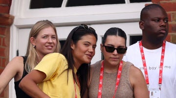 Raducanu, en el partido de Alcaraz en Queen's