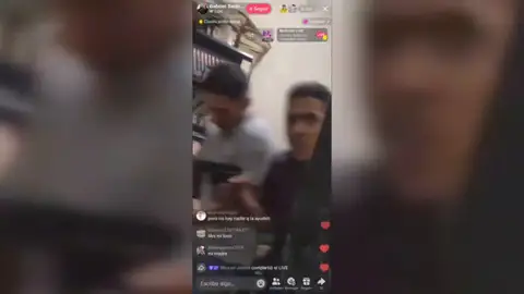 Momento en el que disparan al influencer Gabriel Sarmiento Momento en el que disparan al influencer Gabriel Sarmiento