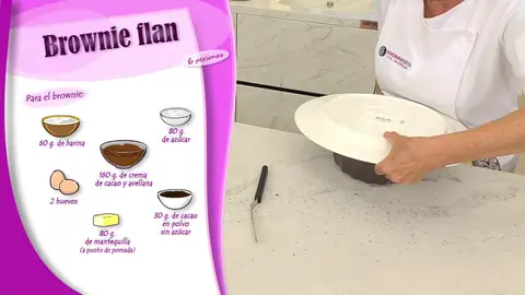 Ingredientes para el brownie Ingredientes para el brownie
