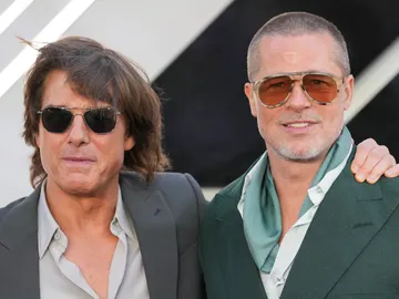 Brad Pitt y Tom Cruise en la premiere de F1 en Nueva York Brad Pitt y Tom Cruise en la premiere de F1 en Nueva York