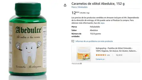 Caramelos de xilitol Caramelos de xilitol