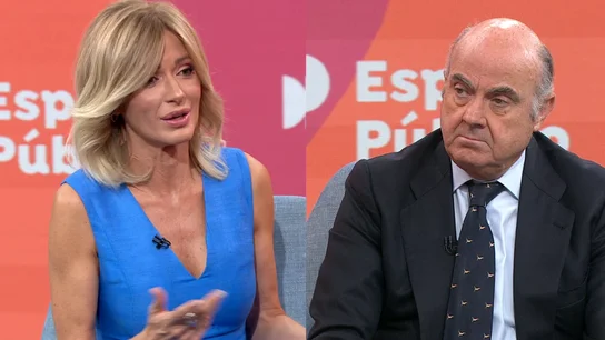 Luis De Guindos en Espejo Público. Luis De Guindos en Espejo Público.