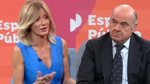 Luis De Guindos en Espejo Público. Luis De Guindos en Espejo Público.