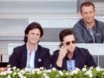 Poty Castillo y David Bustamante Poty Castillo y David Bustamante