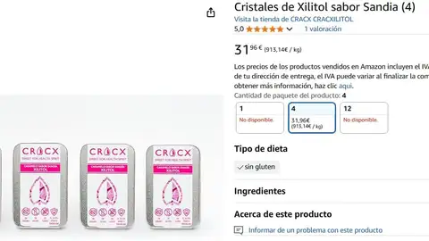 Cristales de xilitol Cristales de xilitol