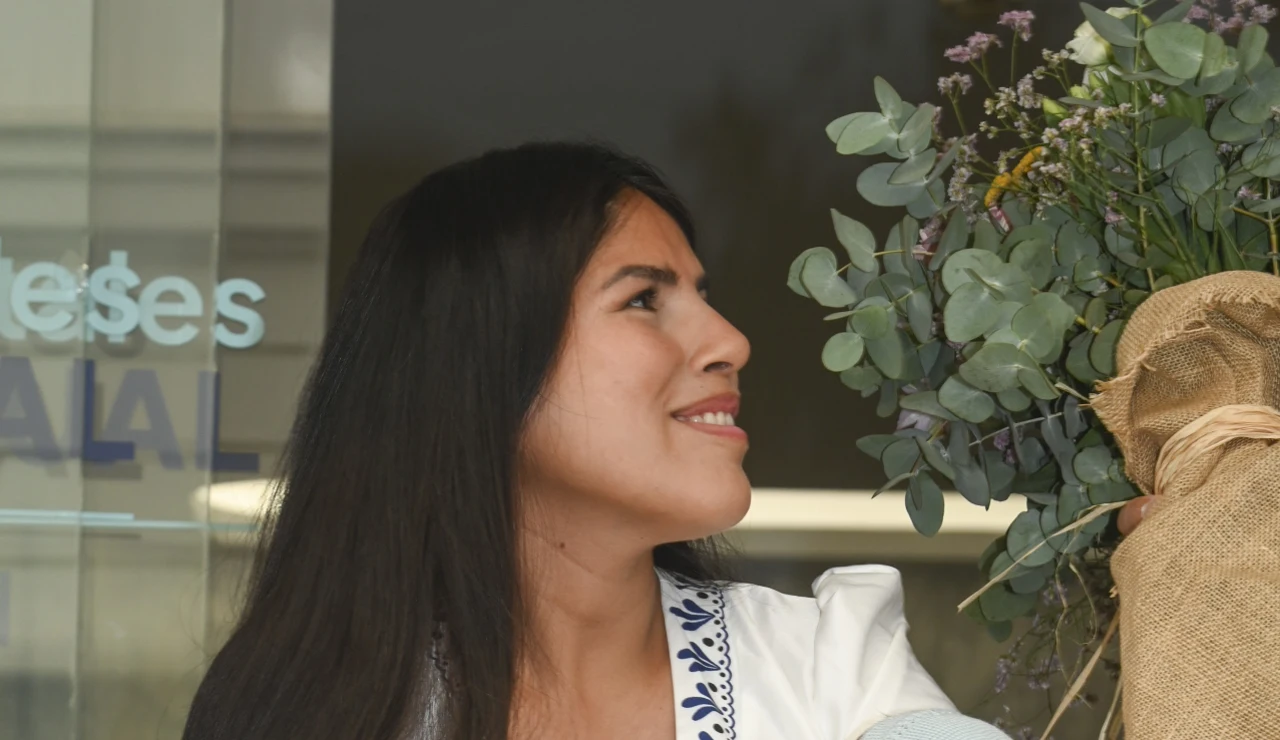 Isa Pantoja, a la salida del hospital
