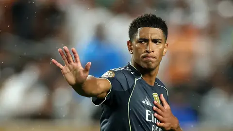 Jude Bellingham en el partido contra el Salzburgo Jude Bellingham en el partido contra el Salzburgo