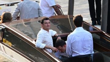 Orlando Bloom en Venecia para la boda de Jeff Bezos