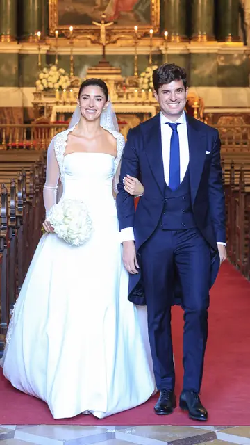 Caral Vico y Álvaro González en su boda Caral Vico y Álvaro González en su boda