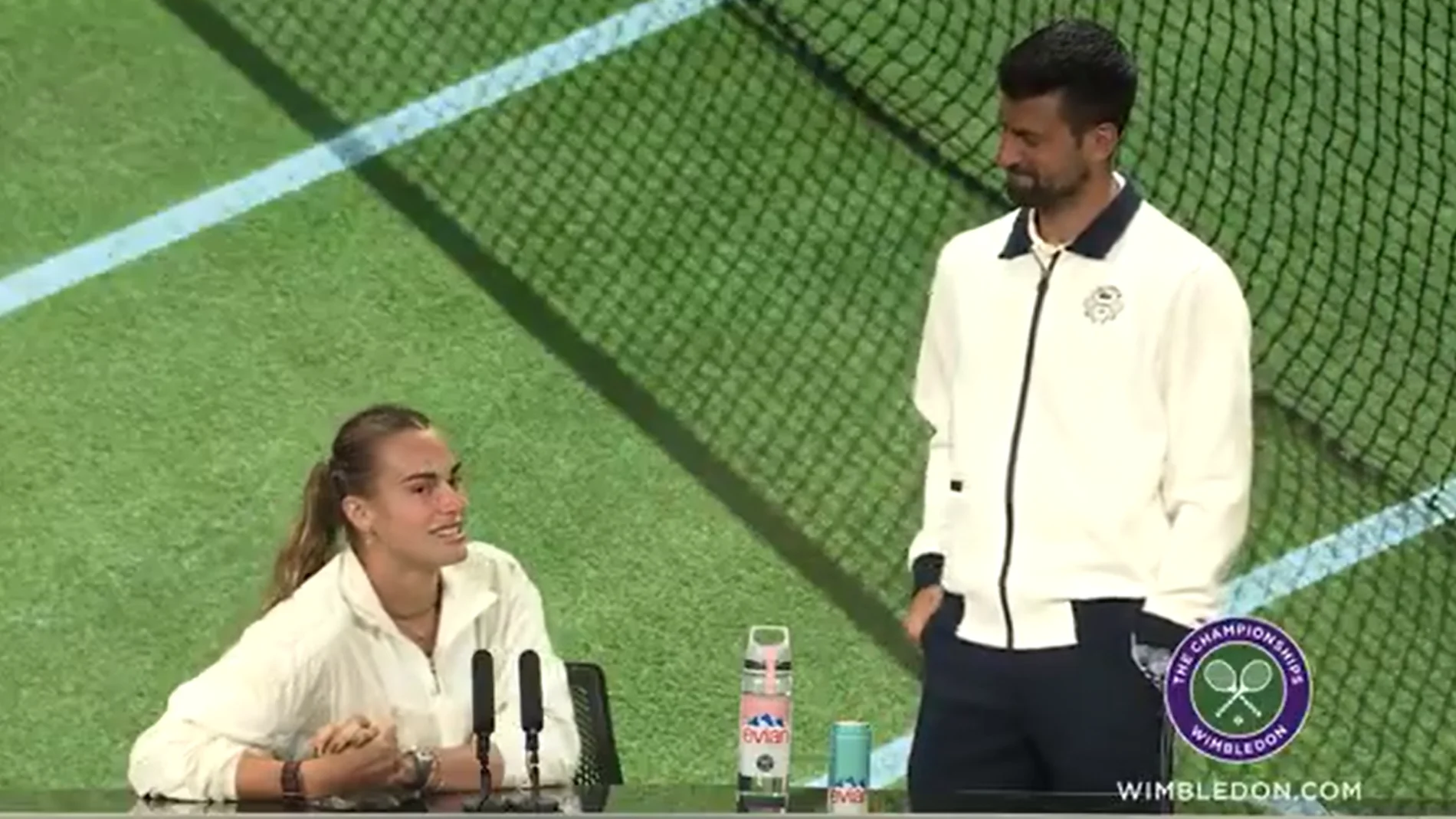 Sabalenka y Djokovic hablan en rueda de prensa Sabalenka y Djokovic hablan en rueda de prensa