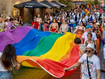 La manifestación del Orgullo LGTBIQ+ en Logroño