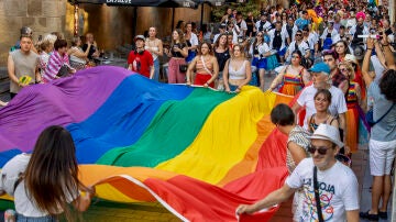 La manifestación del Orgullo LGTBIQ+ en Logroño