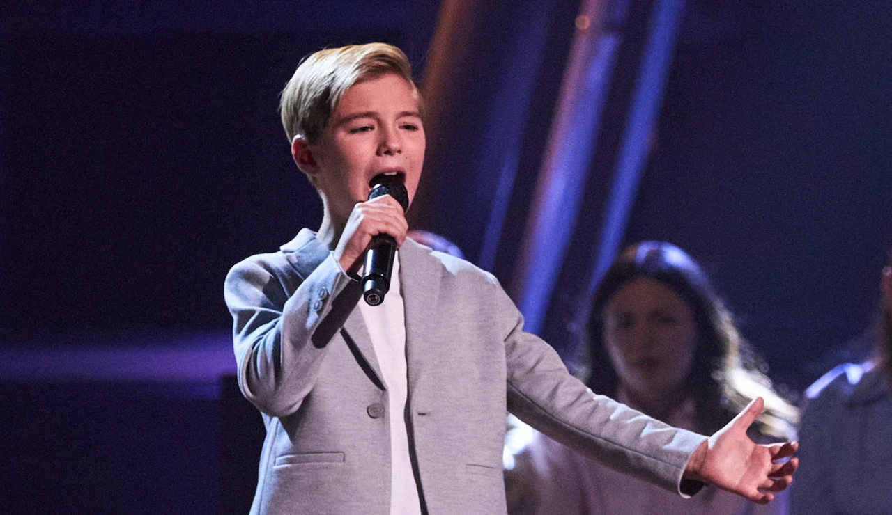 Lucas, talent de La Voz Kids
