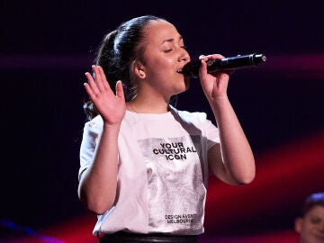 Geraldine, talent de La Voz Kids