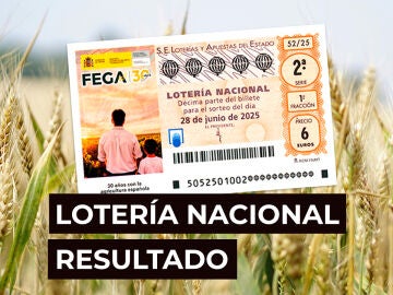 Sorteo Lotería Nacional: Comprobar décimo de hoy sábado 28 de junio, en directo