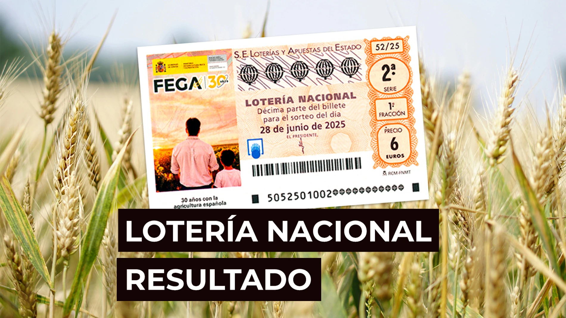 Sorteo Lotería Nacional: Comprobar décimo de hoy sábado 28 de junio, en directo Sorteo Lotería Nacional: Comprobar décimo de hoy sábado 28 de junio, en directo