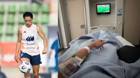 Aitana Bonmatí en un entrenamiento Aitana Bonmatí en un entrenamiento