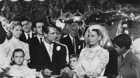 Cary Grant y Sophia Loren en Cintia Cary Grant y Sophia Loren en Cintia