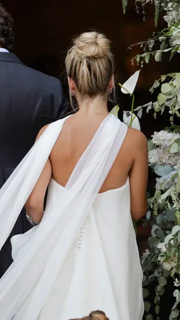 Paty Sánchez-Flores en su boda Paty Sánchez-Flores en su boda