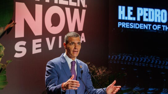 Pedro S&aacute;nchez alerta de que el desarrollo sostenible est&aacute; en riesgo debido a los recortes en financiaci&oacute;n