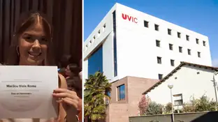 Imagen de Marilou Vioix y de la Universidad de Vic (UVic). Imagen de Marilou Vioix y de la Universidad de Vic (UVic).