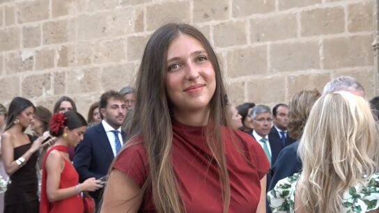 Berenice Lobat&oacute;n en la boda de Paty S&aacute;nchez-Flores